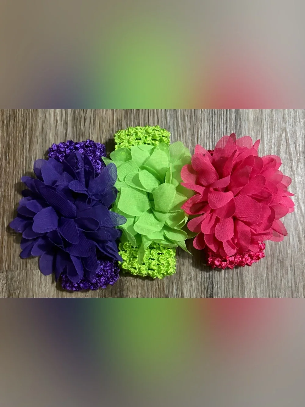 Floral Stretch Headbands - Multi-Color Set of 9
